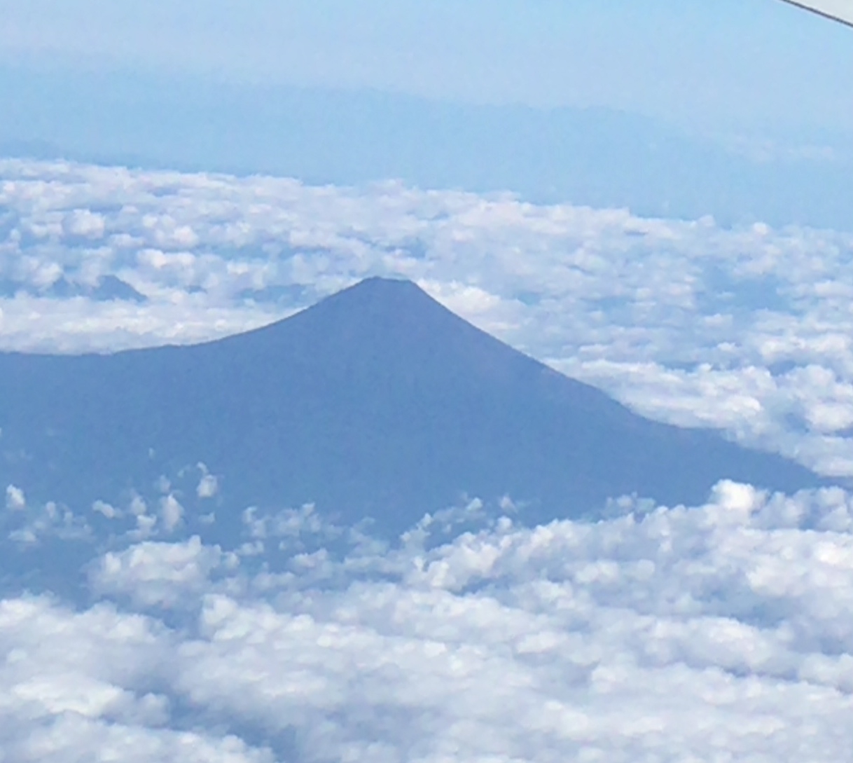 上空からの富士