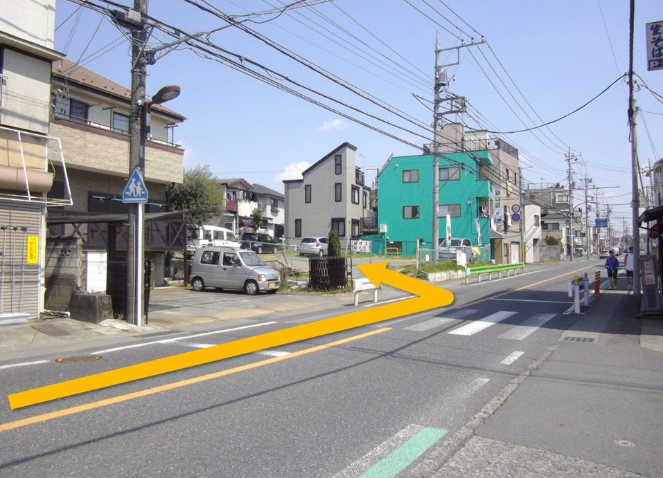 町田街道側から